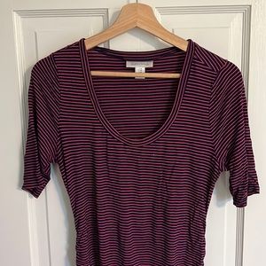 Motherhood Maternity Striped Summer Dress